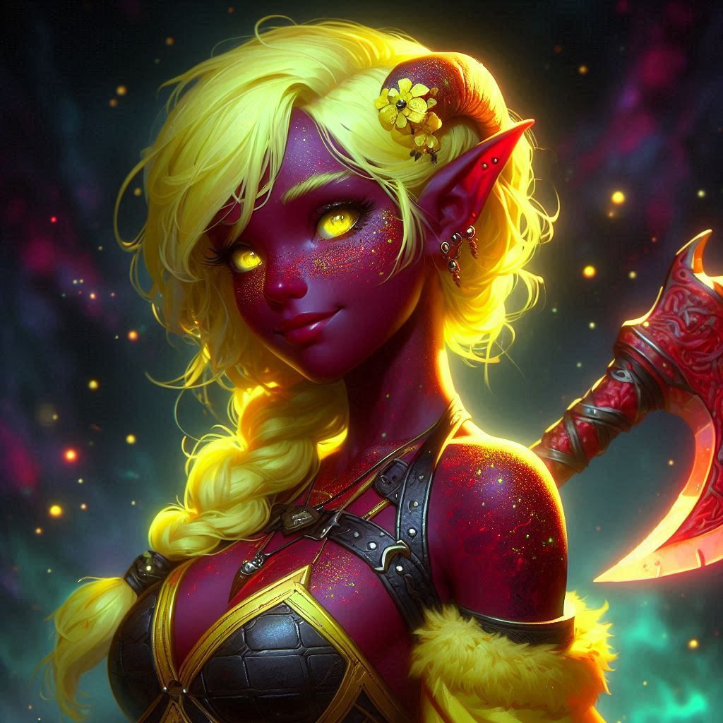 MISS WISTERIA DROW ELF VIKING MAIDEN 16