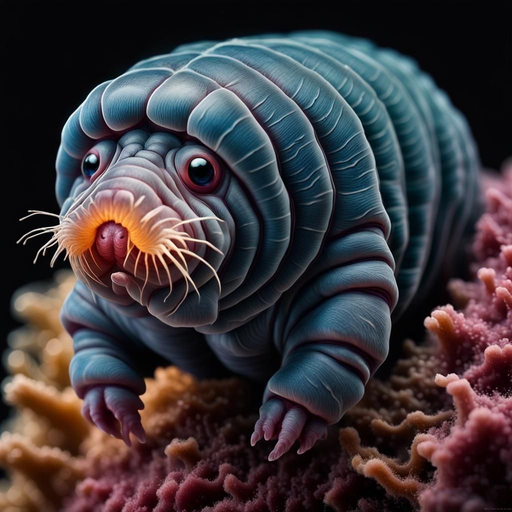 Macro Photograph of a Tardigrade  by @Shywolf