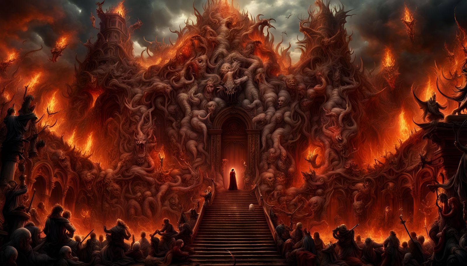 Entrance to Hell - AI Generated Artwork - NightCafe Creator