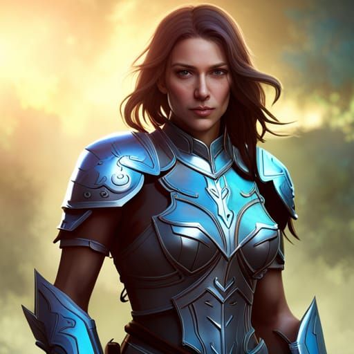 valkyrie knight in armor  by @Alex_Heart_Sun