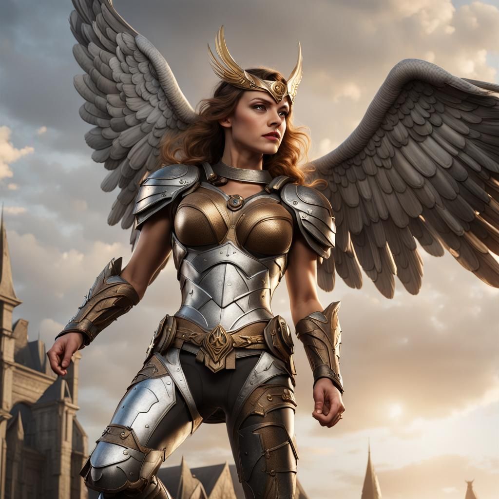 Hawkgirl - AI Generated Artwork - NightCafe Creator