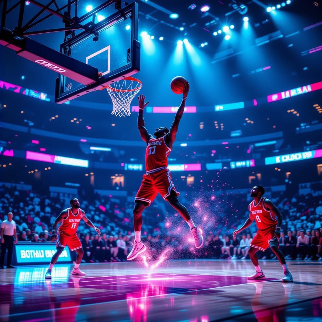 Neon slam dunk 1  by @Queen274