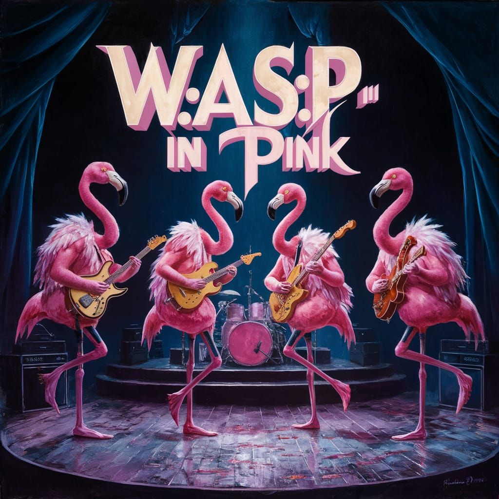 Album Cover for the band W.A.S.P.   by @HawkStar