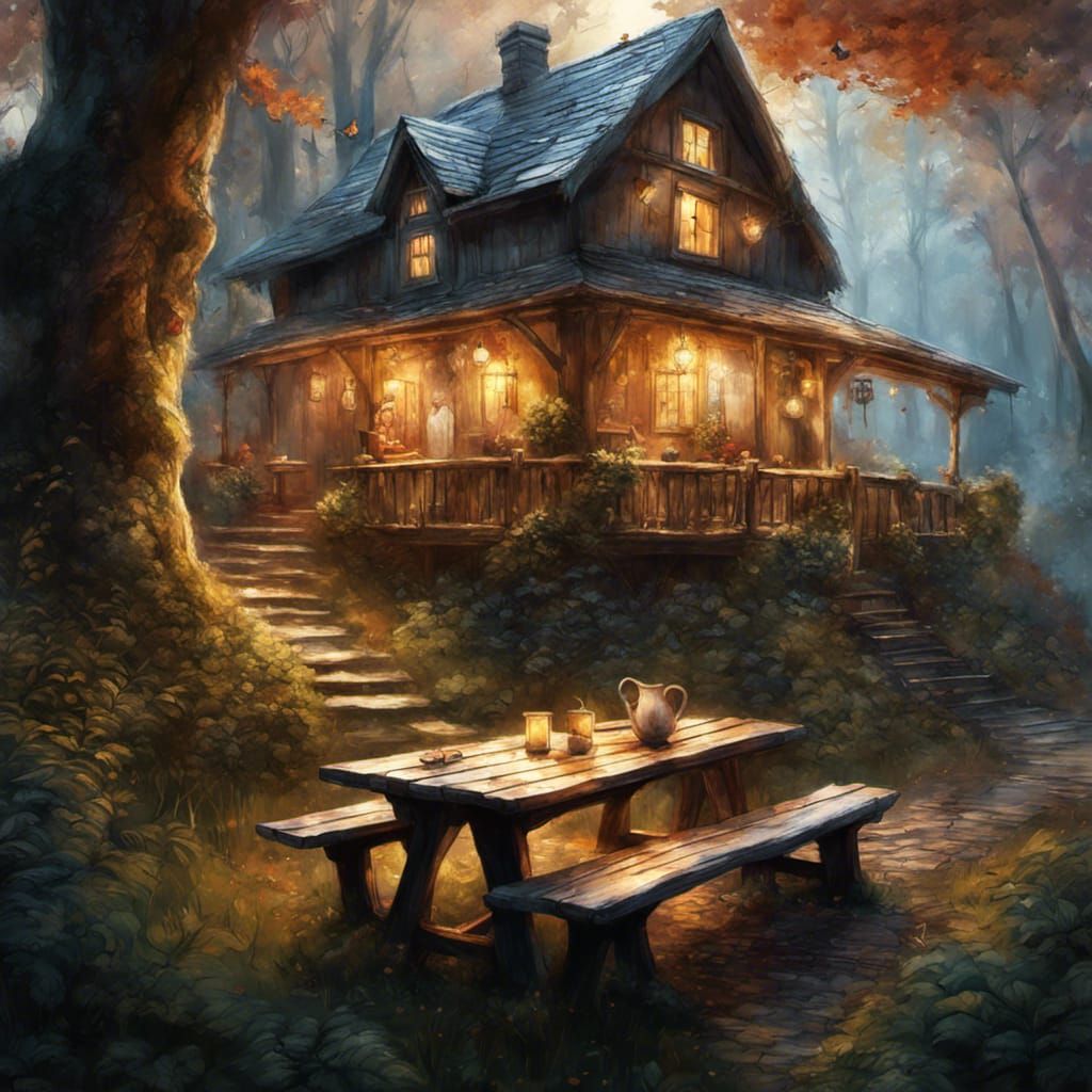 Cozy cottage  by @Antiparticle