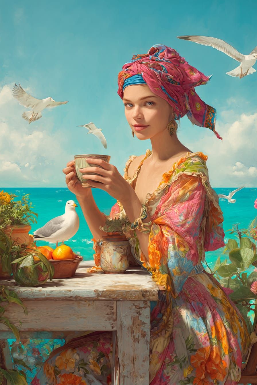 Seaside Golden Hour Coffee