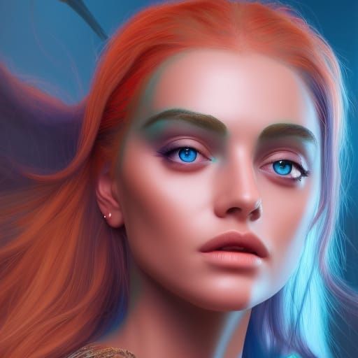 Beautiful woman portrait