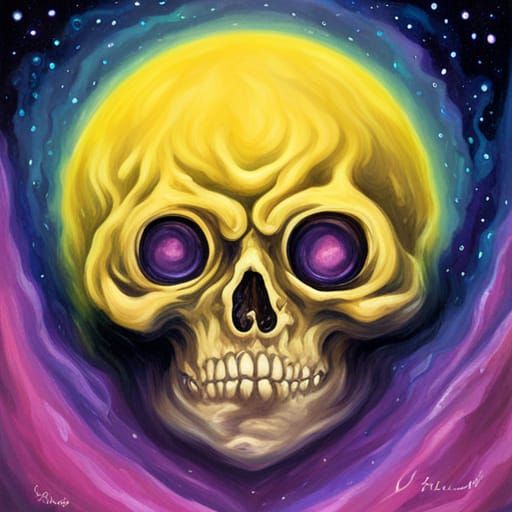Yellow space nebulous