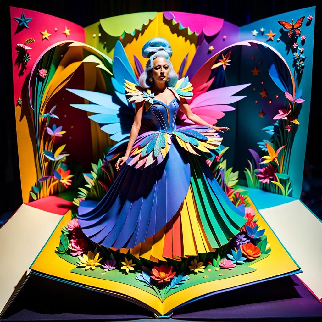 Dazzling Pop-Up Spectacle: Lady Gaga Shines on the Concert S...