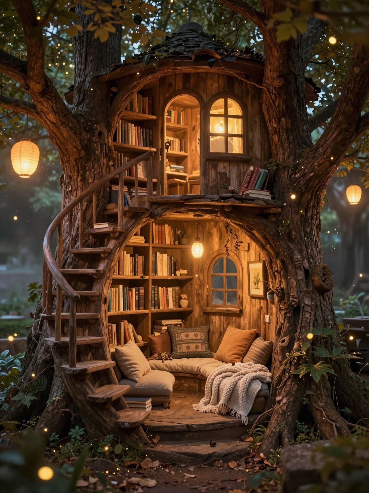 The Story Tree  by @StriderAiArt