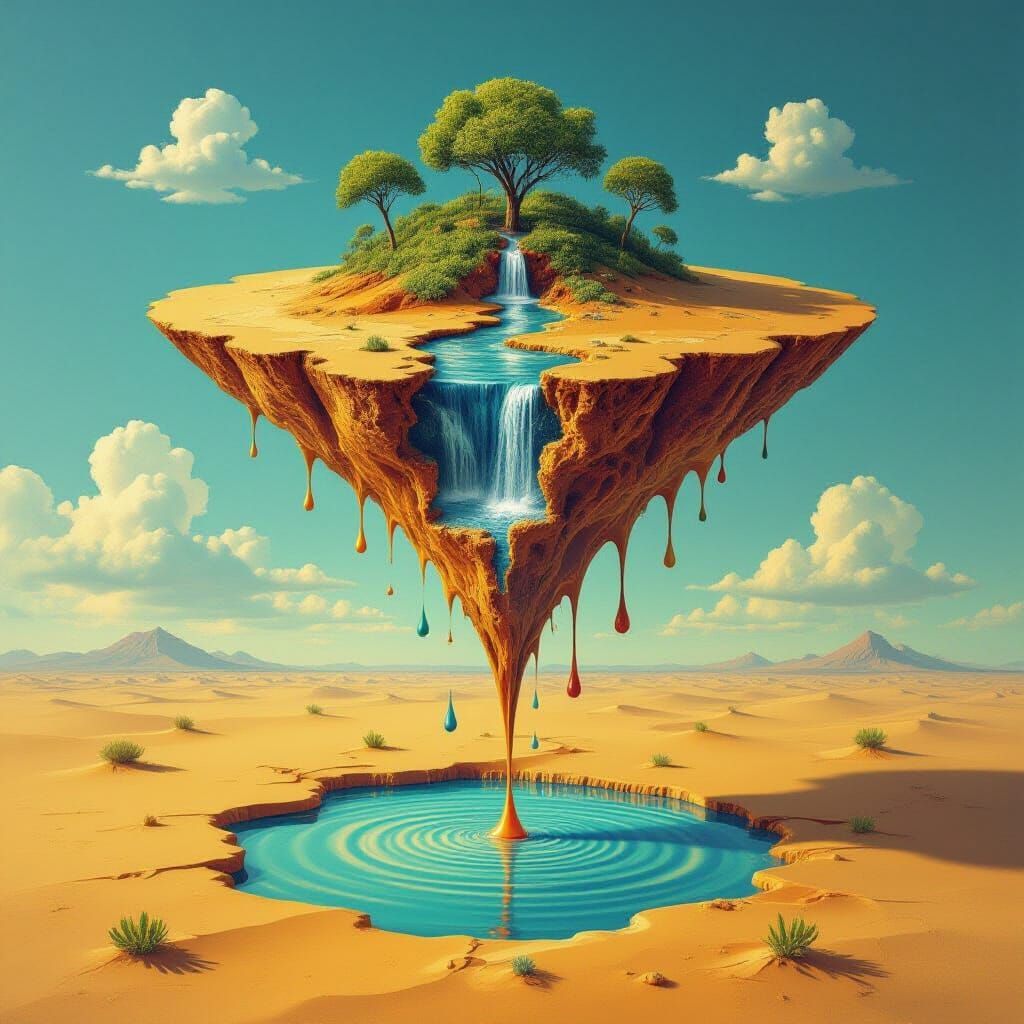 Molten Gooey Island  by @Chemistry