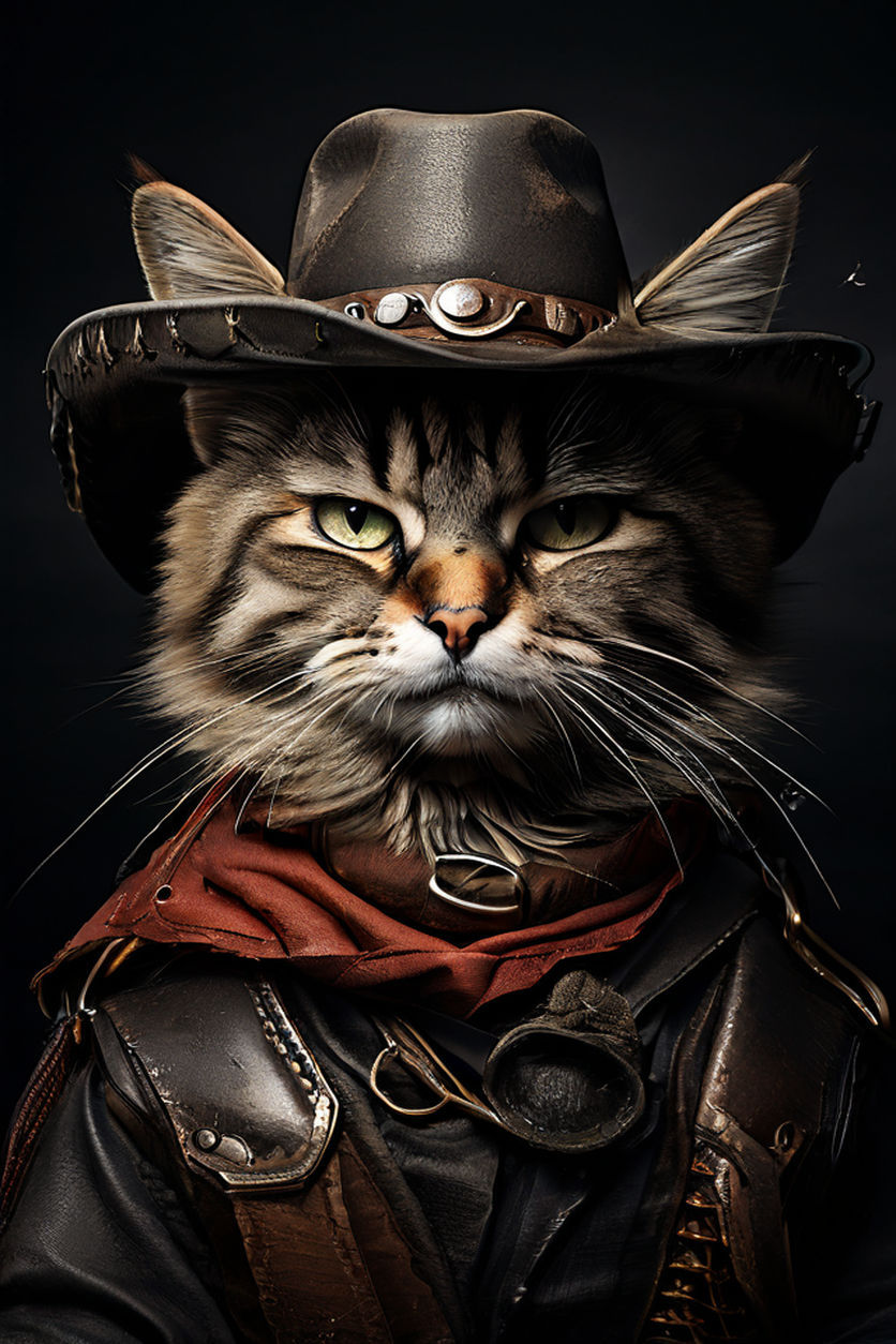 Cowboy cat