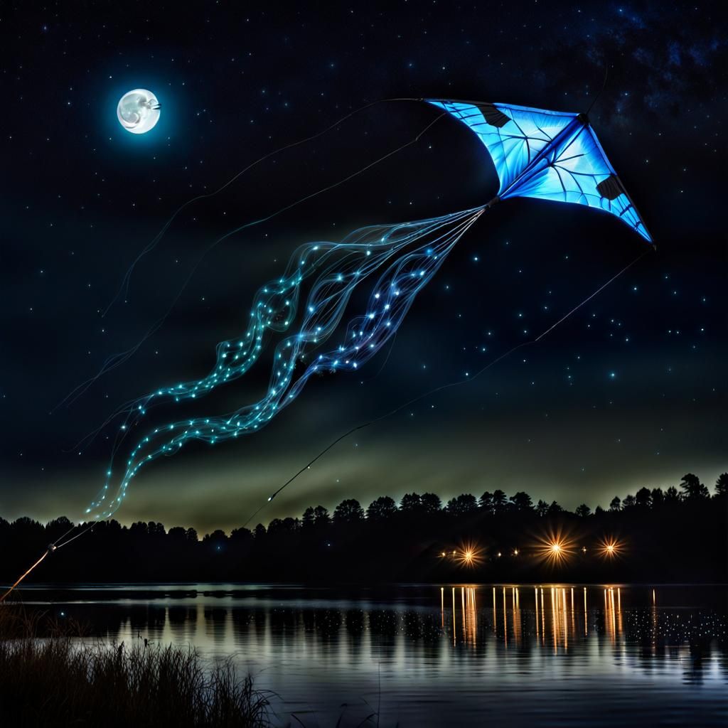 Night Flight   by @Sharon B