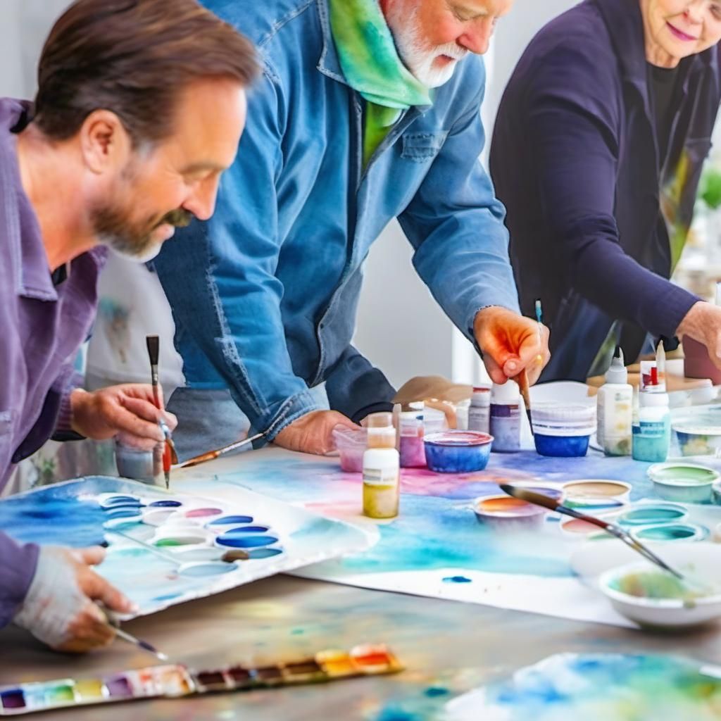 PROfessionals at Work, painter in studio