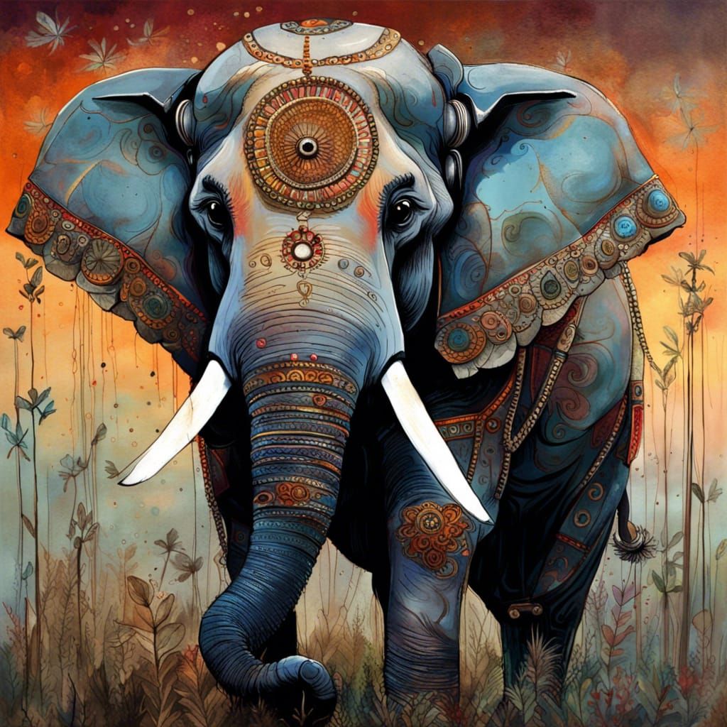  🇮🇳 Indian War Elephant 🐘   by @SAM MAWER