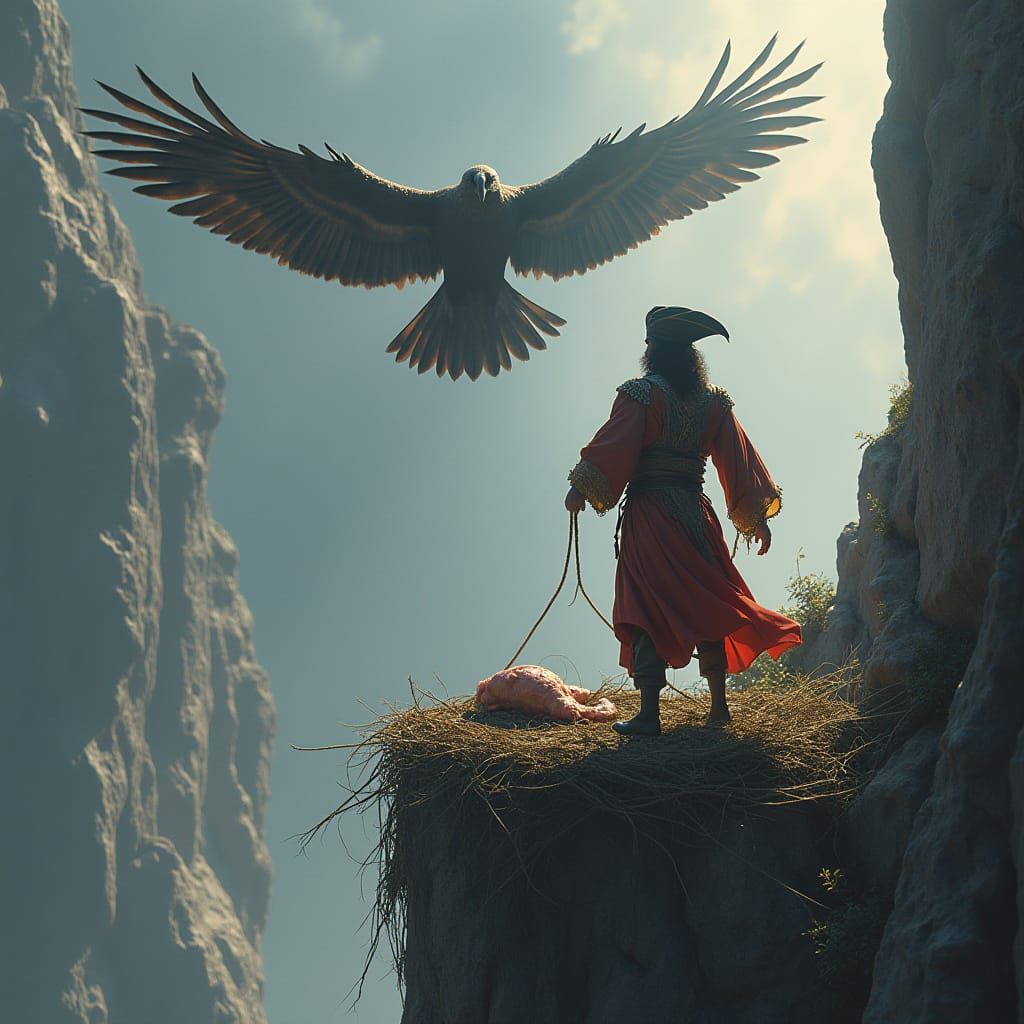 Sindbad in the Roc's nest