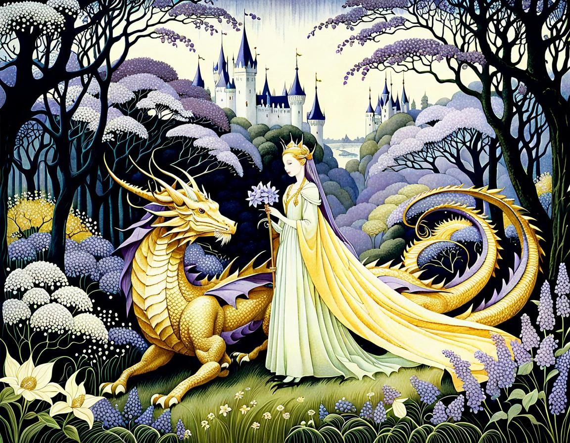 princess and dragon