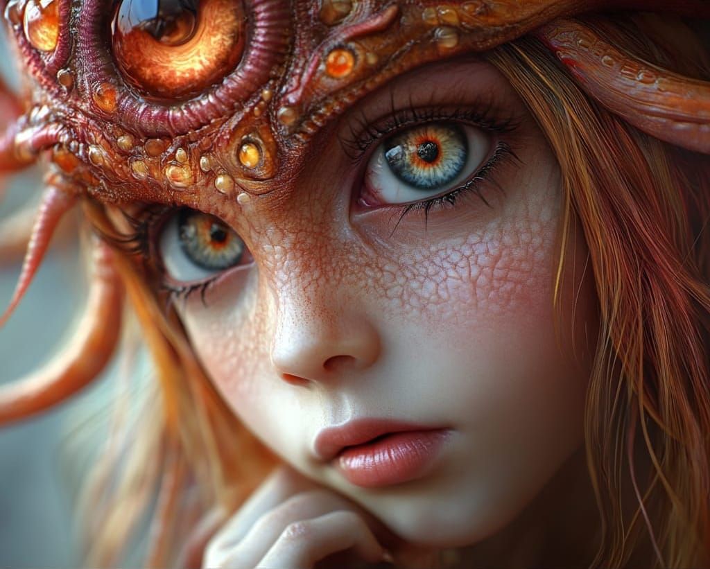 👩‍🦰👁  by @Maryam