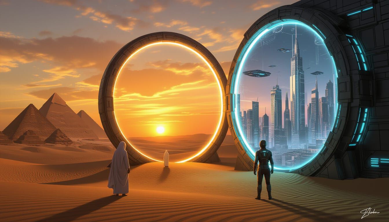 Threshold of Time - The Door is Open  by @Celestial