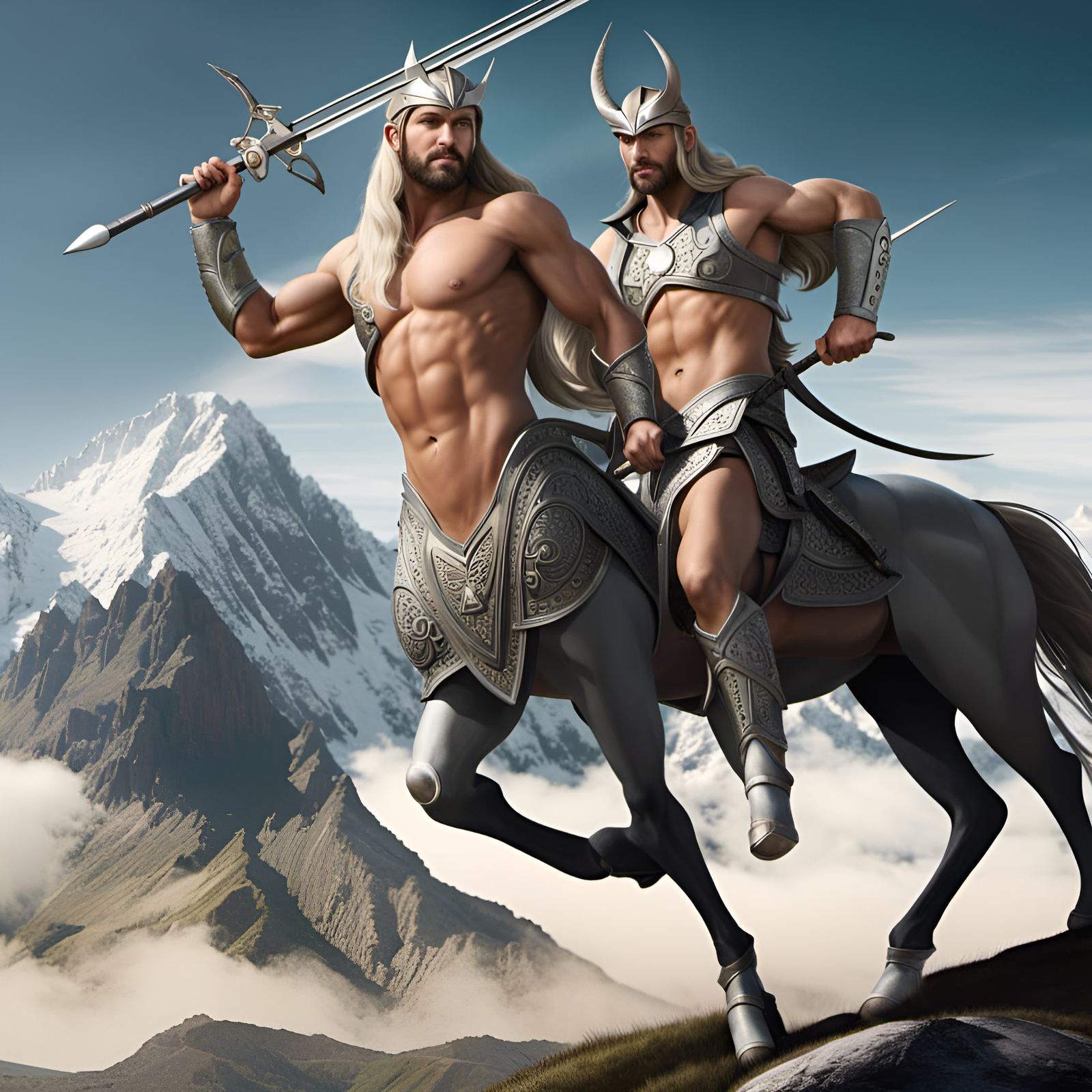 The Centuar and the Brother from another Mother! 🤣   by @Domina Mortis 