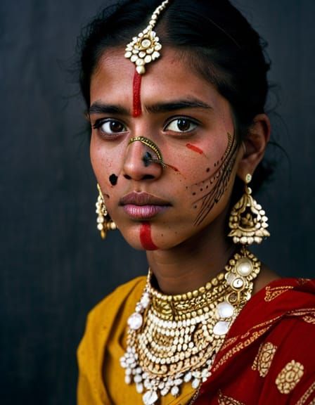 A Steve McCurry portrait - AI Generated Artwork - NightCafe Creator