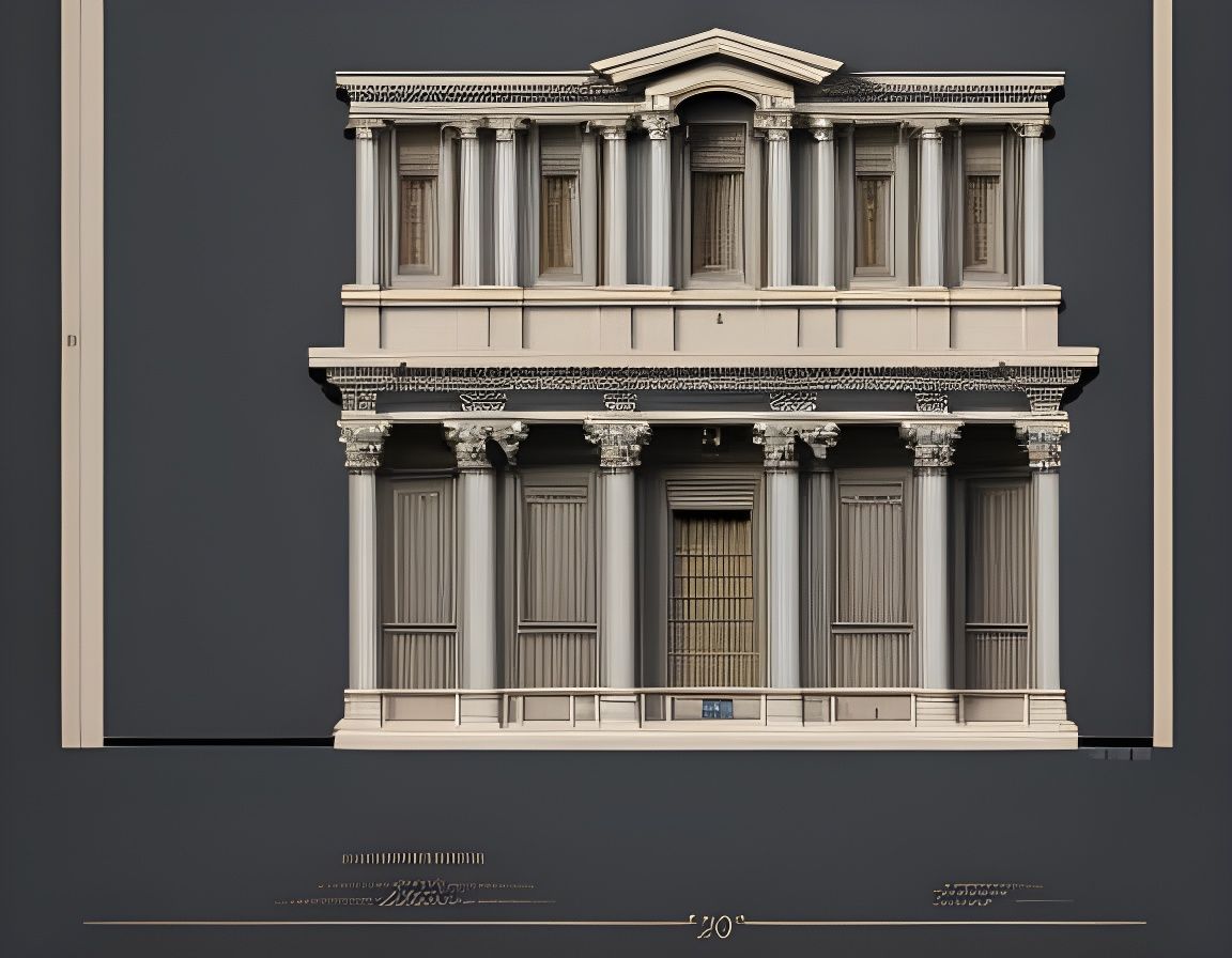 Schematic architectural drawing