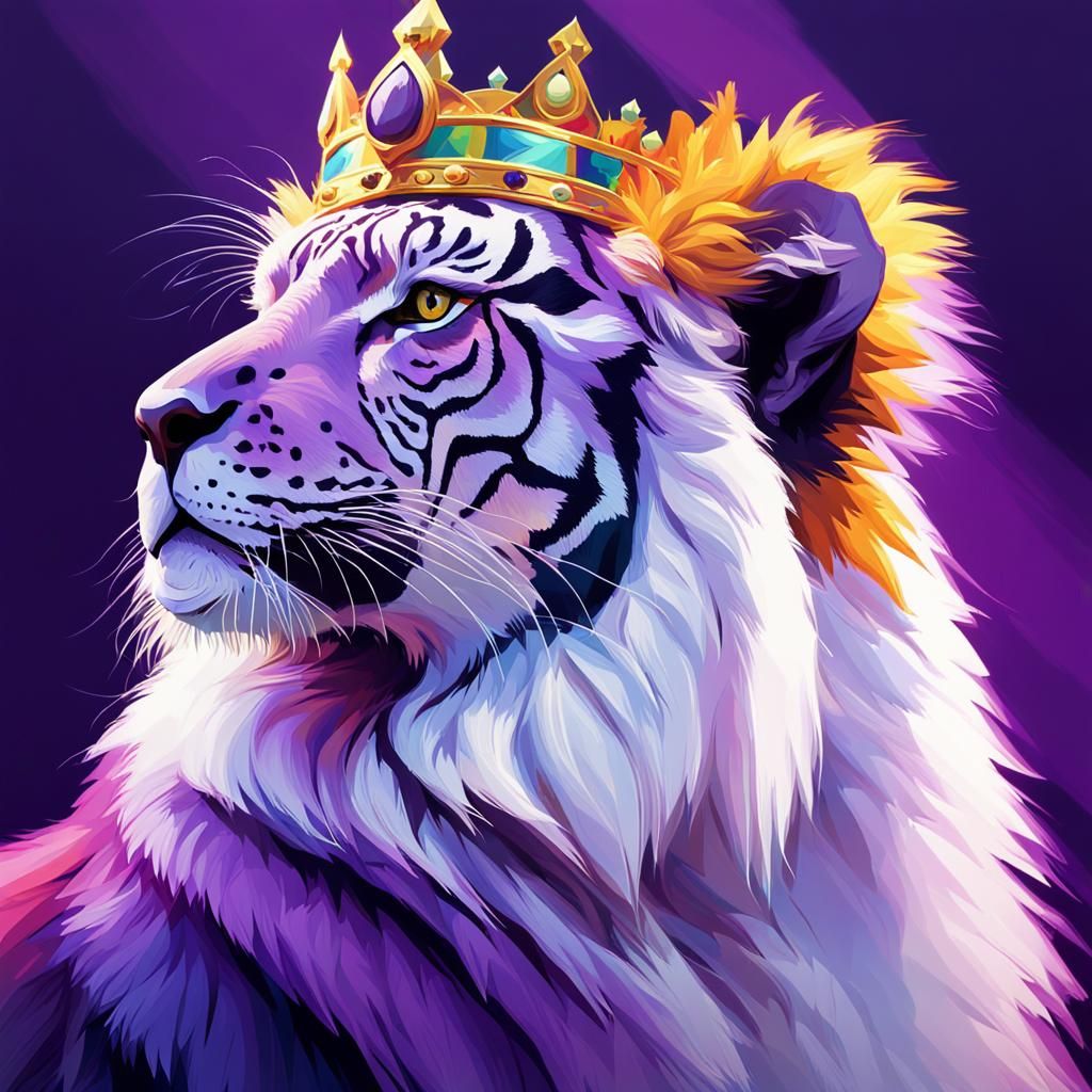"Lion King Purple Colors"