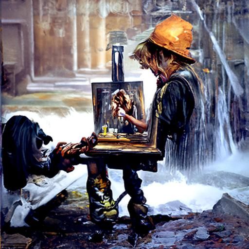 Fading Passion of a Painter