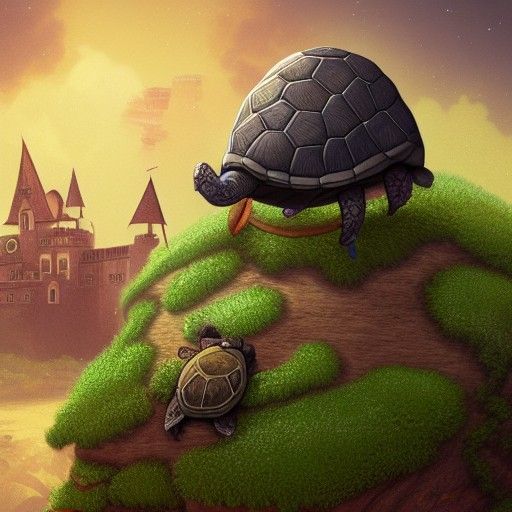 A tortoise wants the world