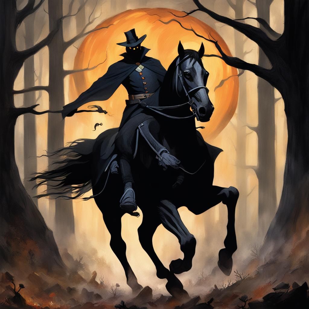 Headless horseman of sleep hollow 1 - AI Generated Artwork - NightCafe ...