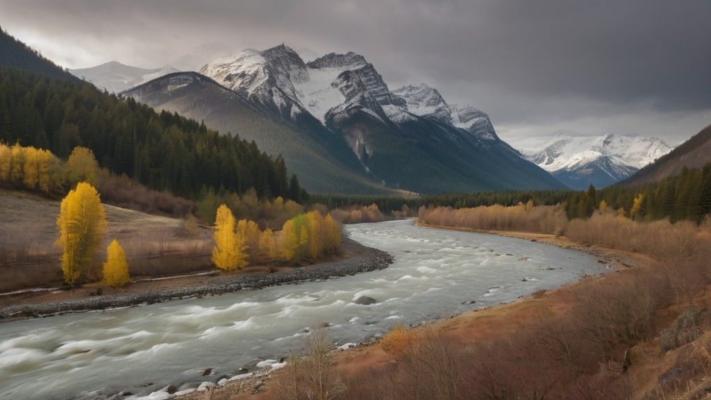 God likes the mountains best.