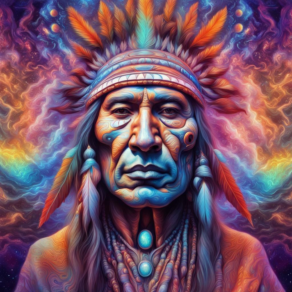 American Indian wizard - AI Generated Artwork - NightCafe Creator