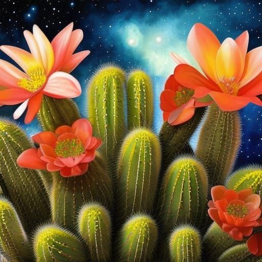 Desert Blooms  by @Shywolf