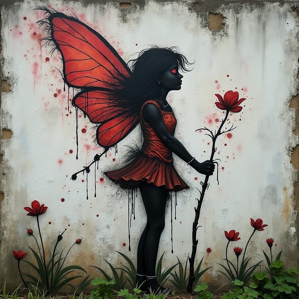 Dark Fairy Mural