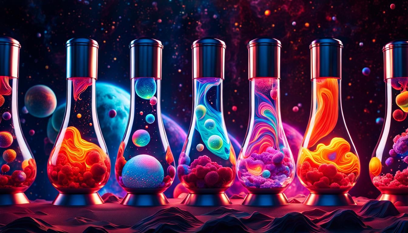 cosmic lava lamps  by @dockellis17