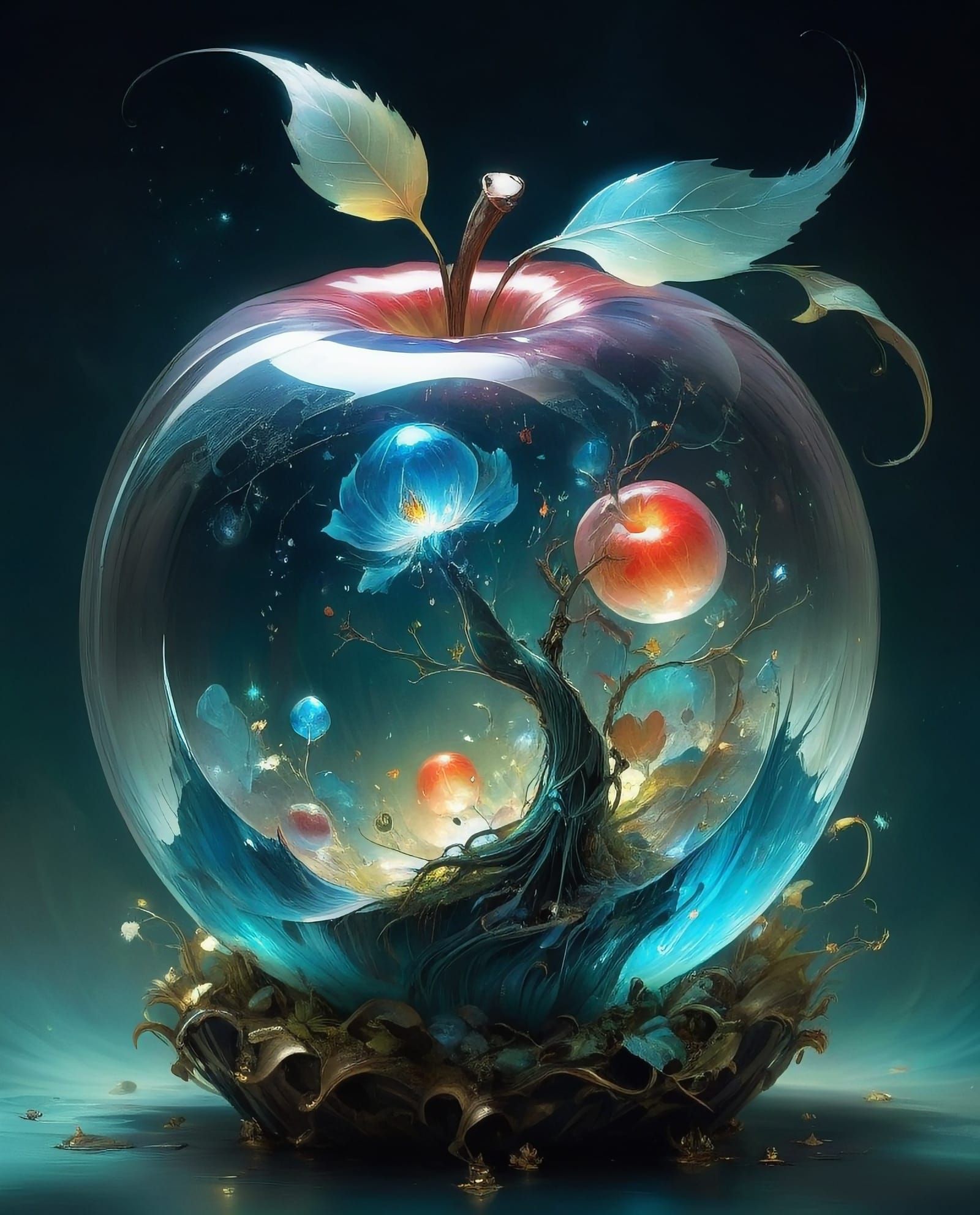 Chaque pomme est une fleur qui a connu l amour