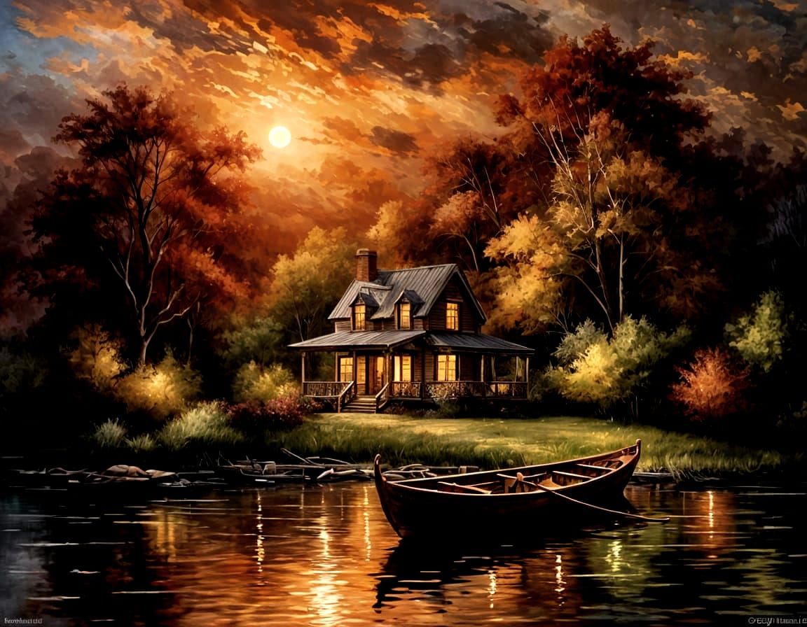 Bayou Sunset  by @Dryheat