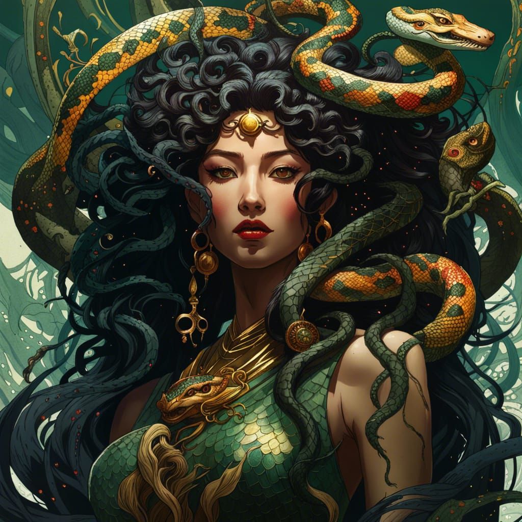 Medusa - AI Generated Artwork - NightCafe Creator