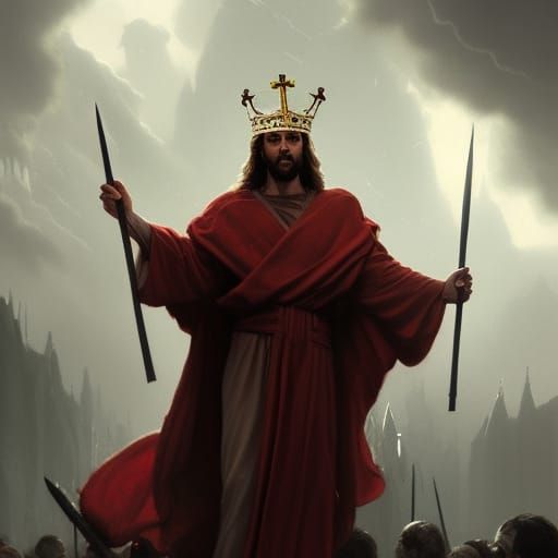 “He is clothed in a robe dipped in blood, and the name by wh...