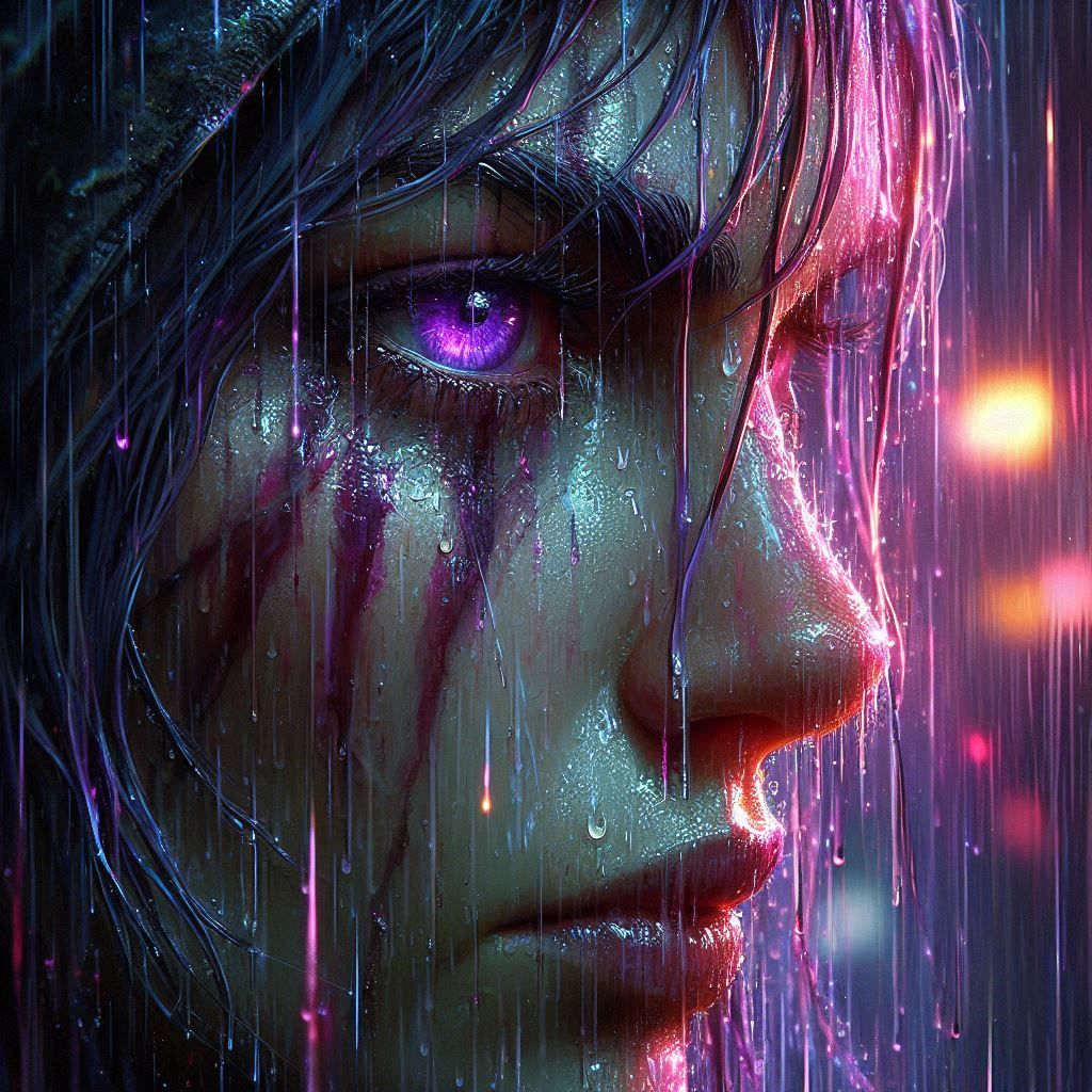 Rainy portrait