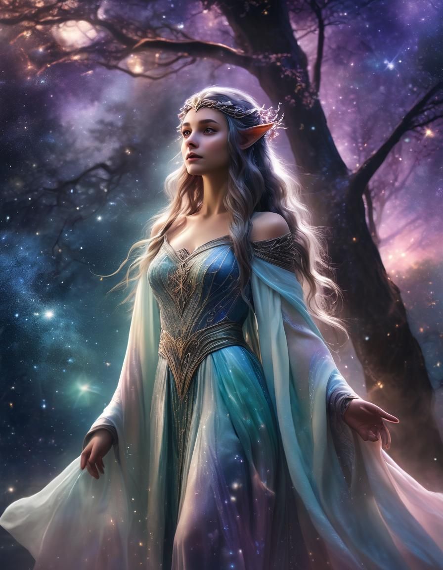 Celestial Elf - AI Generated Artwork - NightCafe Creator