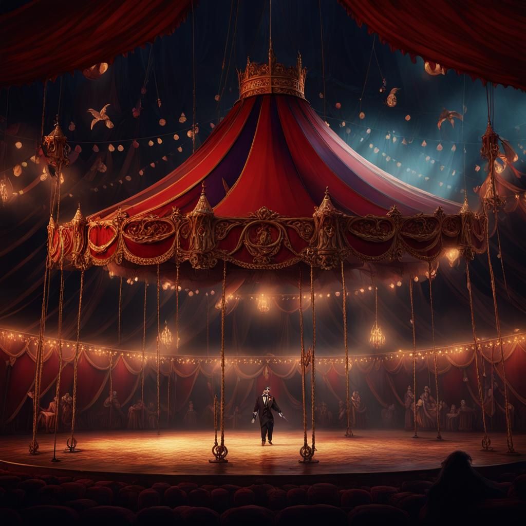 Chiaroscuro Gothic Circus Swing Act