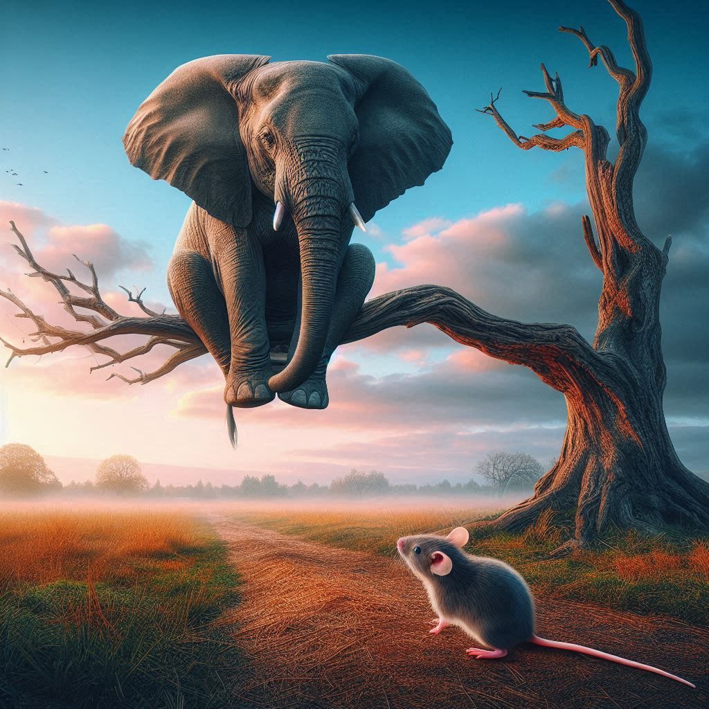 I'm not afraid of a mouse