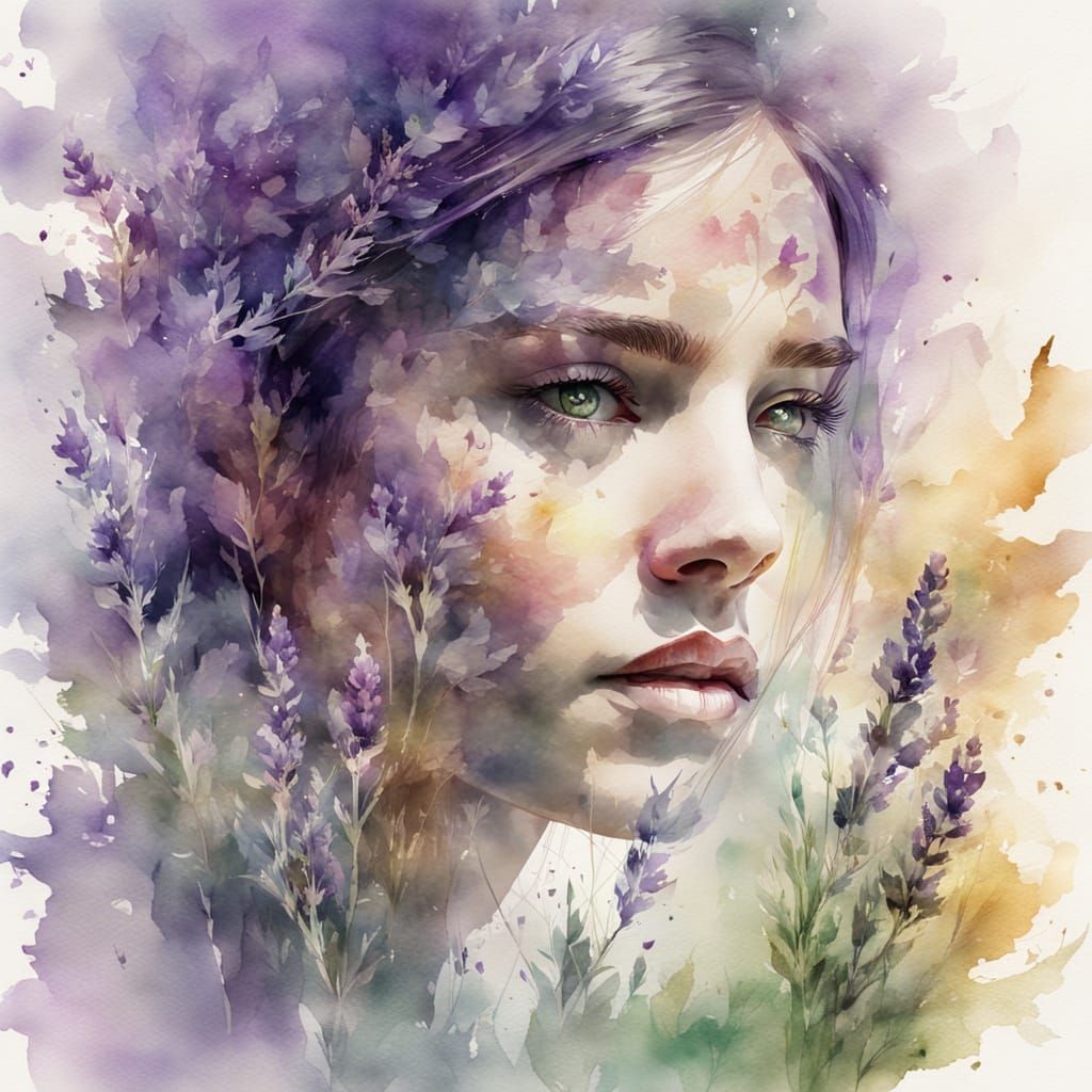 “Surrounded by lavender and lost in serenity.”  by @Jen