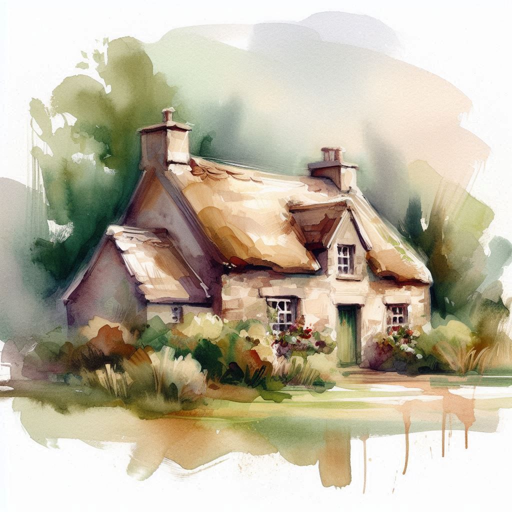 Watercolor Cottage