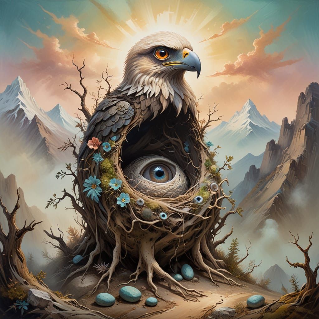 the nest  by @fineluart