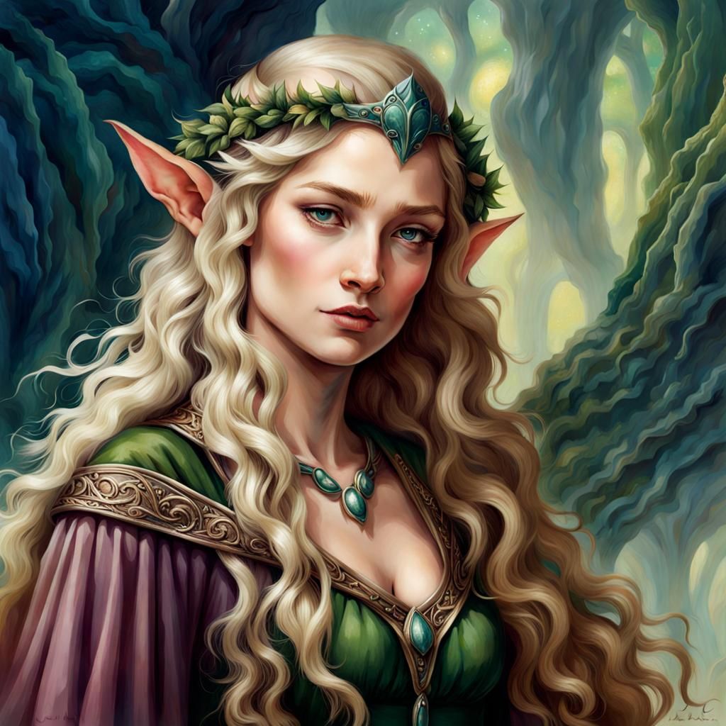 “Galadriel” - AI Generated Artwork - NightCafe Creator