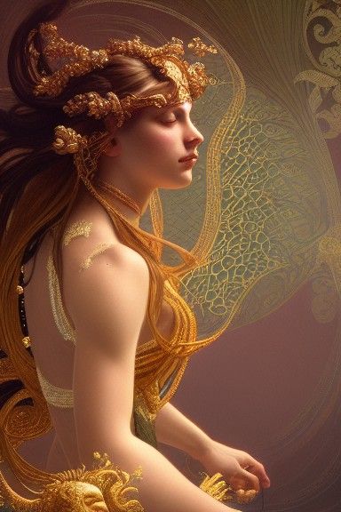 Danae, the beautiful princess who was showered with gold by ...
