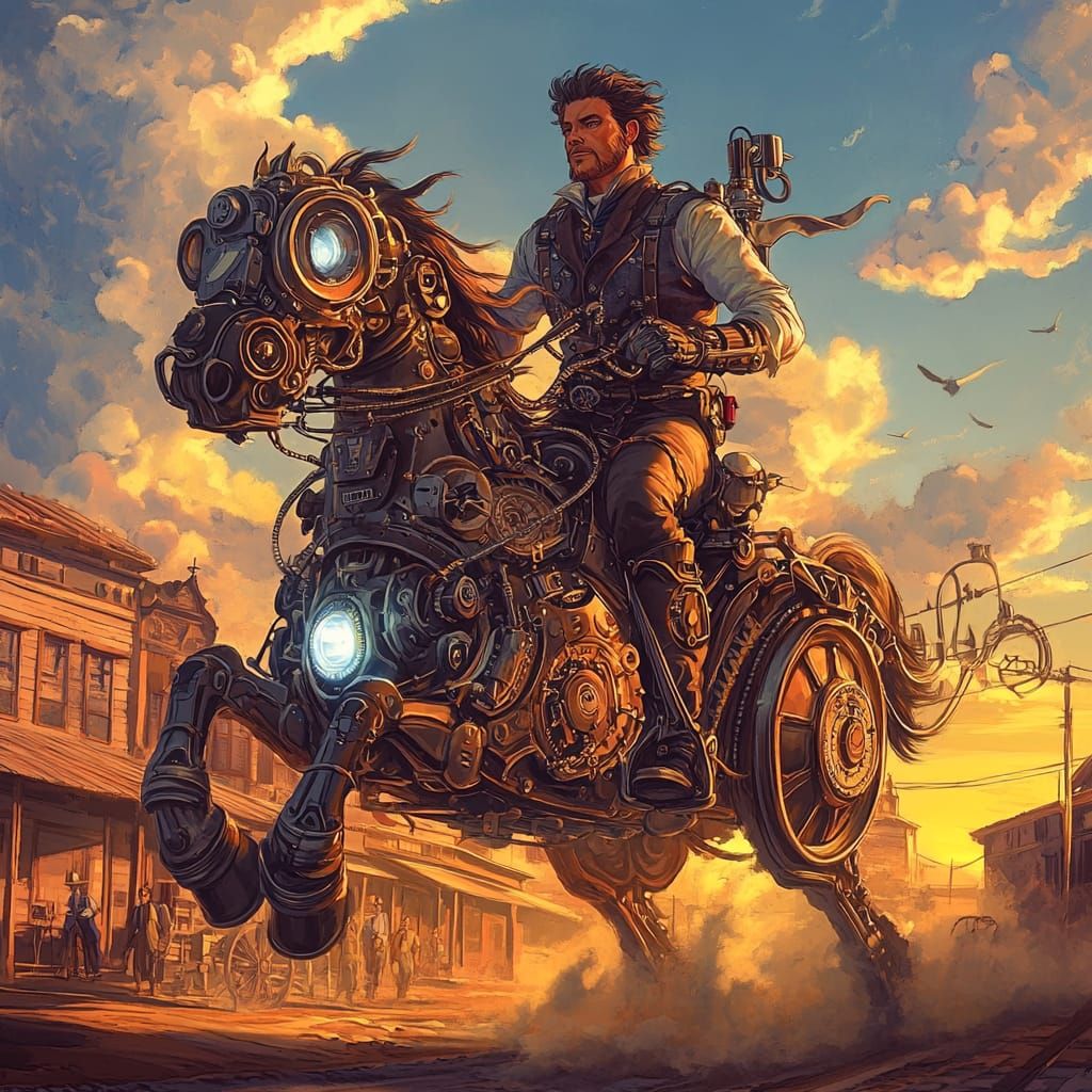 Steampunk Horseman (male)