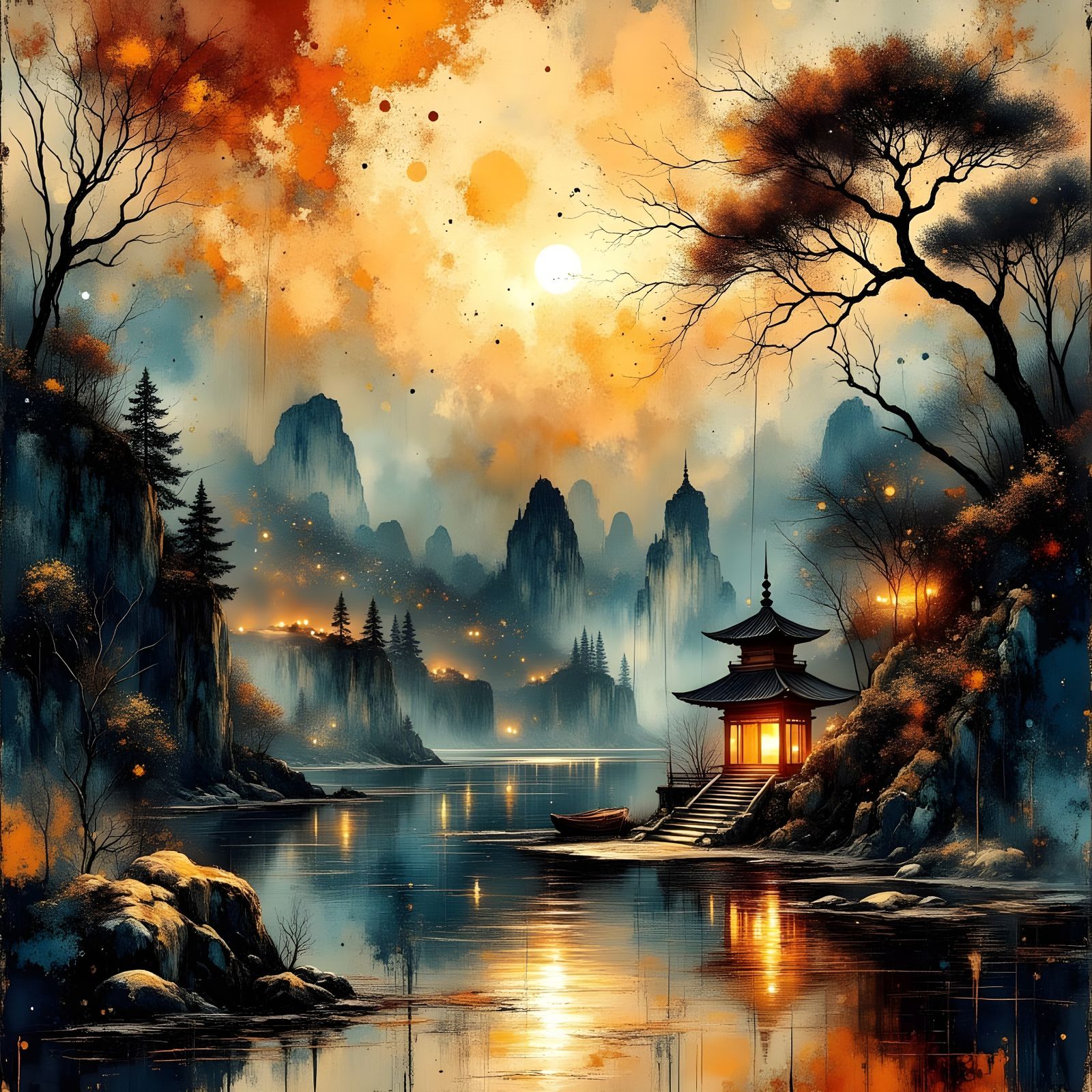 Misty shrine  by @Harmony