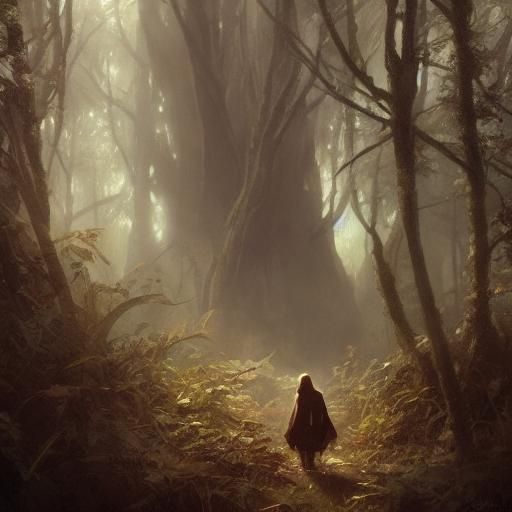 Wandering around a forest pondering the events of the univer...